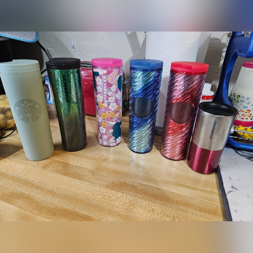Starbucks tumblers